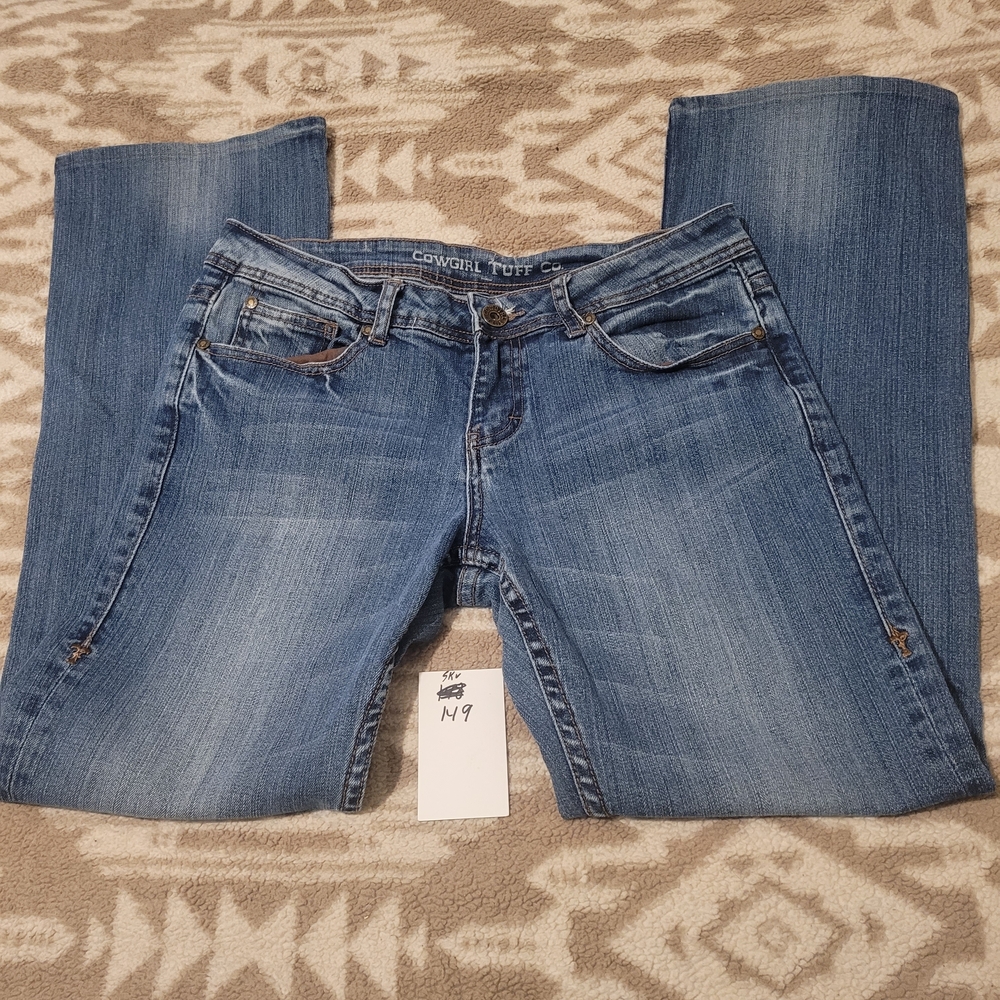 Cowgirl Tuff Women's Blue Jeans W 29 X L 32
